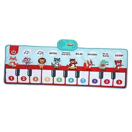 TOYANDONA Musikkriechende Klavierdecke Tastaturklavier für Kleinkinder Klavier Kinderklavier Musikspielzeug für Kleinkinder -Klavier Elektronisches Bauteil Green TOYANDONA Musikkriechende Klavierdecke Tastaturklavier für Kleinkinder Klavier Kinderklavier Musikspielzeug für Kleinkinder -Klavier Elektronisches Bauteil Green von TOYANDONA