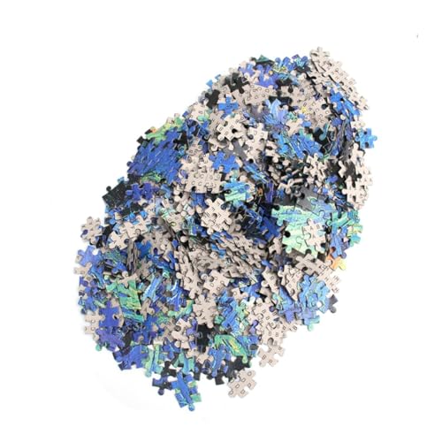 TOYANDONA Nacht Puzzle Teile Ölgemälde Puzzle für Erwachsene und Präzise Geschnitten Farbgenau Spaßiges ohne Rahmen von TOYANDONA
