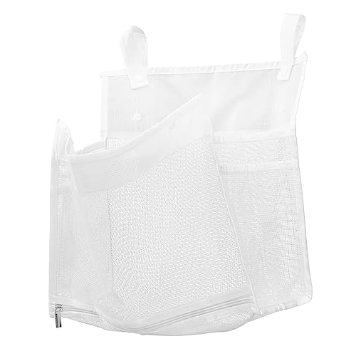 TOYANDONA Netztasche zur Aufbewahrung von Schwimmbad Auto kinderzimmer aufbewahrung Toy Organizer for Room Netztaschen für Badespielzeugnetz für Wanne Weiß von TOYANDONA