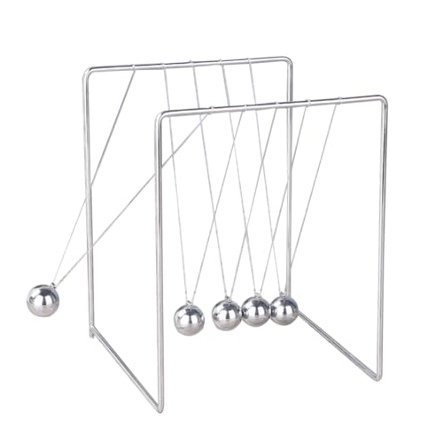 TOYANDONA Newton Kugel Quadratisch Kleines Kinetisches Schreibtischspielzeug Experiment Modell Home Office Dekoration von TOYANDONA