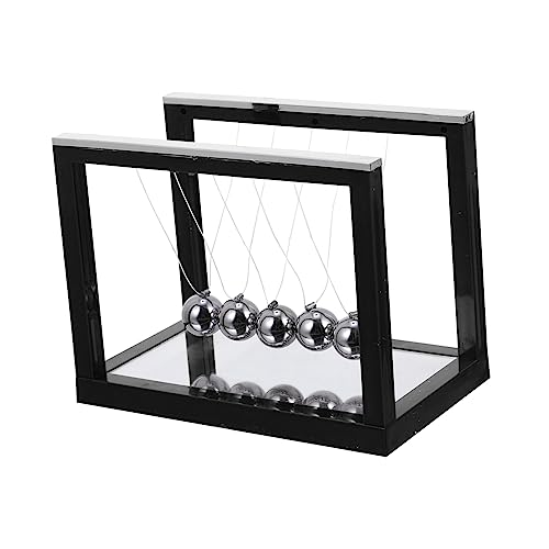 TOYANDONA Newton Schwingt Den Ball Wiege-balancebälle Zappelt Wiegenschaukel Gadget Physische Wiege Zappelstift Newton-pendelkugeln Bausatz Pendeldekor Black Schmiedeeisen TOYANDONA Newton Schwingt Den Ball Wiege-balancebälle Zappelt Wiegenschaukel Gadget Physische Wiege Zappelstift Newton-pendelkugeln Bausatz Pendeldekor Black Schmiedeeisen von TOYANDONA