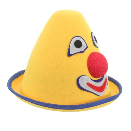TOYANDONA Niedlicher Clownhut für Halloween und Karneval Weiches Material mit Glocken Lustige Cosplay Kappe für Kostümparty Maskerade und Bühnenauftritte Unisex Verkleidungshut von TOYANDONA