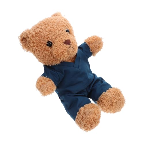 TOYANDONA Niedlicher Nurse Bear Plüschbär mit Krankenschwester Outfit Kleines Tragbares Cartoon Stofftier für Pflegeabschluss Medizinstudenten und Gesundheitsberufe von TOYANDONA