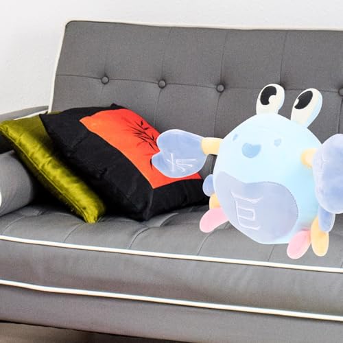 TOYANDONA Niedliches Krabben kuschelkissen Weiches Plüschspielzeug Kuscheltier Deko Kissen zum Umarmen und Schlafen für Mädchen und Jungen von TOYANDONA