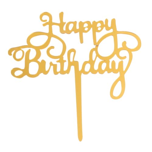 TOYANDONA Obst pflücken hochzeitstorten dekoration party decoration cake decoration caketopper 1 cake decorating dekoration party Dekorationszubehör für Desserttische Kuchen auswählen Golden von TOYANDONA