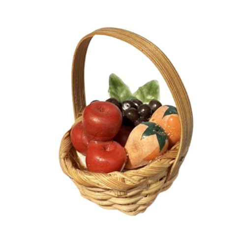 TOYANDONA Mini Obstkorb Spielzeug Lebensechte Miniatur Früchte Für Und TOYANDONA Mini Obstkorb Spielzeug Lebensechte Miniatur Früchte Für Und von TOYANDONA