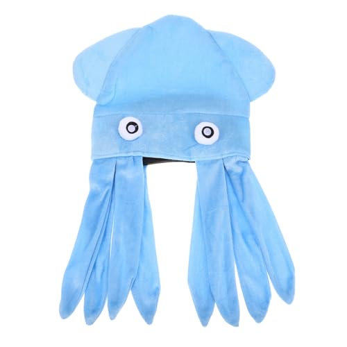 TOYANDONA Octopus Mütze Lustiger Halloween Hut Erwachsene Unisex Hautfreundlich Dekorativ Spaßiger Kopfschmuck für Fasching Party TOYANDONA Octopus Mütze Lustiger Halloween Hut Erwachsene Unisex Hautfreundlich Dekorativ Spaßiger Kopfschmuck für Fasching Party von TOYANDONA