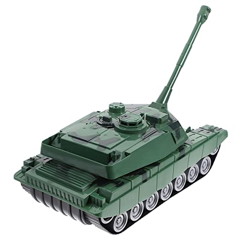 TOYANDONA Offroad Tank Mit Drehbarem Turm Militärgrünes Inertia Tank Modell Für Ideal Als Deko Und Für Jungen Panzer Für Ab 3 Jahren von TOYANDONA