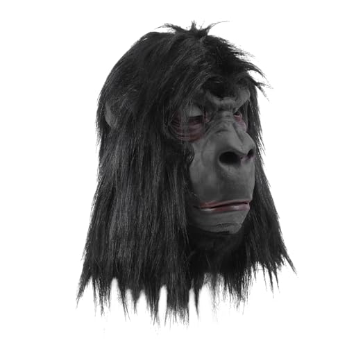 TOYANDONA Orang-Utan- Kostüme Masken Skelettmaske Gesicht Hase grusel gruselige Gorilla- halloween deko dekorative Halloween- für Party Emulsion Black TOYANDONA Orang-Utan- Kostüme Masken Skelettmaske Gesicht Hase grusel gruselige Gorilla- halloween deko dekorative Halloween- für Party Emulsion Black von TOYANDONA