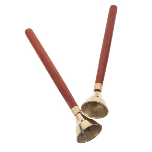 TOYANDONA Orff Musikinstrumenten Set Kinderspielzeug Instrumente Schlagglocken Set Handglocken Handglocken Musikinstrumente Schlaginstrumente Schlagglocken Metall Kunststoff von TOYANDONA