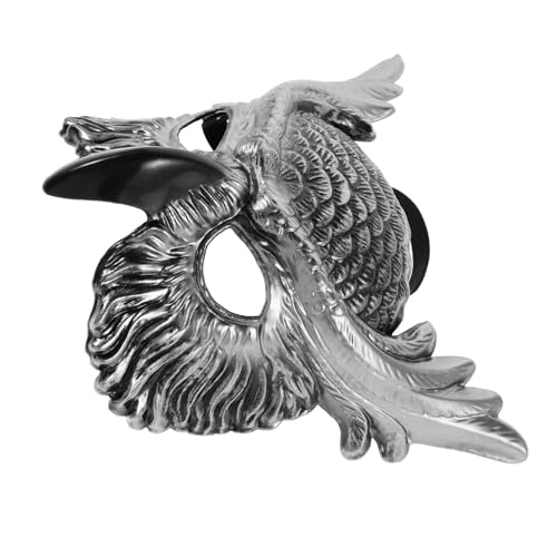 TOYANDONA Owl für Erwachsene Realistische Halbe Tiergesichtsmaske Leichter Kunststoff Passform für Halloween Karneval Cosplay Party Steampunk Accessoire TOYANDONA Owl für Erwachsene Realistische Halbe Tiergesichtsmaske Leichter Kunststoff Passform für Halloween Karneval Cosplay Party Steampunk Accessoire von TOYANDONA