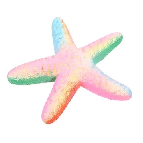 TOYANDONA PU Slow Rising Vent Stress Relief Toy Rainbow Unterwasser seestern Weiches Quetschspielzeug aus Elastischem Material Langlebig und Langsam Zurückformend für Erwachsene von TOYANDONA