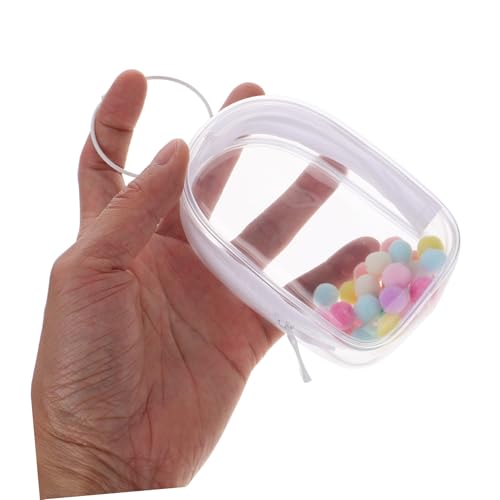 TOYANDONA PVC Transparente Puppentasche mit Hoher Transparenz Inklusive Glocke und Ring Kleine Tragbare Figurentasche für Puppenliebhaber zur Aufbewahrung und Präsentation Kleiner Puppen von TOYANDONA