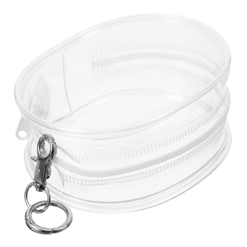 TOYANDONA PVC transparentes Kompakte Tragetasche für Puppen und Puppenkleidung Strapazierfähige Aufbewahrungstasche für Praktisches und Leicht zu Reinigendes Puppenzubehör von TOYANDONA