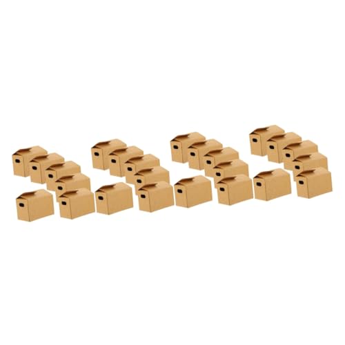 TOYANDONA Packung Mit 40 Stück Puppenhaus Karton Mini- Puppenhausmöbel Kinderspielzeug Kinder bastelset Ornament Spielzeuge Expressboxen simulieren DIY-Spielzeug Papier Modell von TOYANDONA
