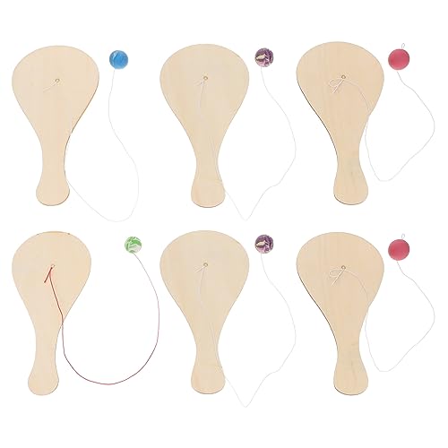TOYANDONA Paddle Ball Spiel Für DIY Schläger Ballspiel Für Drinnen Und Draußen Kreative Handwerksidee Mit Zufälligen Ballfarben Ideal Für Den Kindergarten Und TOYANDONA Paddle Ball Spiel Für DIY Schläger Ballspiel Für Drinnen Und Draußen Kreative Handwerksidee Mit Zufälligen Ballfarben Ideal Für Den Kindergarten Und von TOYANDONA