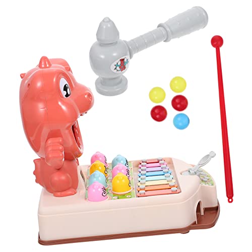 TOYANDONA Pädagogisches Klopfspielzeug Für Lustiges Schlagspiel Mit Holzhammer Frühkindliche Bildung Für Jungen Und Mädchen Batteriefrei Für Motorische von TOYANDONA