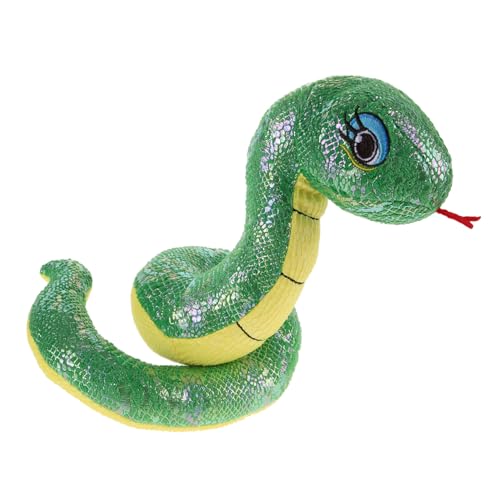 TOYANDONA Pailletten-plüsch-schlangenspielzeug, Stofftier, Cartoon-Schlange, Glitzernde, Gefüllte Schlangenpuppe von TOYANDONA