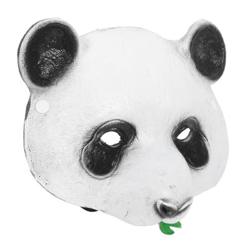 TOYANDONA Panda Kostümmaske Halloween PU Tiermaske Atmungsaktiv mit Großen Augenöffnungen für Karneval Cosplay Partyaccessoire für Erwachsene TOYANDONA Panda Kostümmaske Halloween PU Tiermaske Atmungsaktiv mit Großen Augenöffnungen für Karneval Cosplay Partyaccessoire für Erwachsene von TOYANDONA