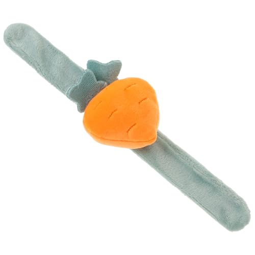 TOYANDONA Papa-Kreis Karotten-Slap-Armbänder Schlag auf das Armband Fruchtschlagarmbänder Slap-Band-Armband Plüsch-Karotten-Schlagbänder bequeme Slap-Armbänder Partygeschenk Baumwolle Orange TOYANDONA Papa-Kreis Karotten-Slap-Armbänder Schlag auf das Armband Fruchtschlagarmbänder Slap-Band-Armband Plüsch-Karotten-Schlagbänder bequeme Slap-Armbänder Partygeschenk Baumwolle Orange von TOYANDONA