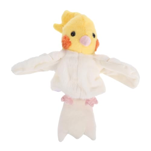 TOYANDONA Papageienpuppe Gefüllter Papagei Plüschtier Tier-Rollenspiel Papagei Spielzeugpuppe Stofftier Vogel Geschichtenerzählen Von Handpuppen Vogel Handpuppen Yellow Pp Baumwolle TOYANDONA Papageienpuppe Gefüllter Papagei Plüschtier Tier-Rollenspiel Papagei Spielzeugpuppe Stofftier Vogel Geschichtenerzählen Von Handpuppen Vogel Handpuppen Yellow Pp Baumwolle von TOYANDONA