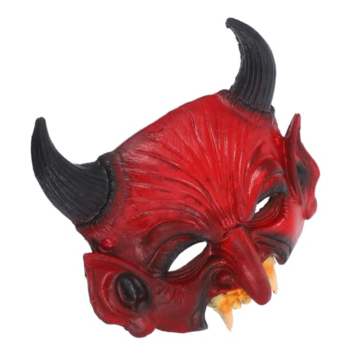 TOYANDONA Halloween Dämonenmaske Cosplay Requisit Für Gruselige Kostümparty Realistische Maske Für Erwachsene Für Halloween Und Maskeraden von TOYANDONA