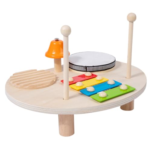 TOYANDONA Percussion- Kleinkinderinstrumente Percussion-Musikinstrument Xylophon Lustiges Musikspielzeug Für Lerninstrumente -Instrumente Handmusik Hölzern von TOYANDONA