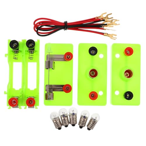TOYANDONA Physik Experimentier Set Elektrizität Grundbaukasten DIY für Schule Interaktive Lernhilfe Einfache Montage ohne Werkzeuge für Gruppenaktivitäten und Praxisnahe Stromkreise von TOYANDONA