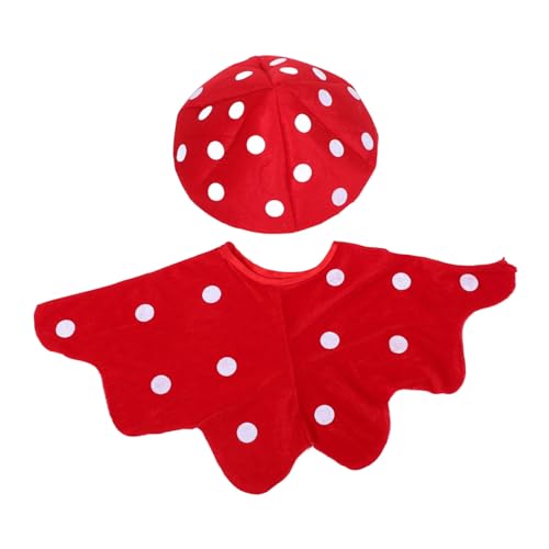 TOYANDONA Strickmütze Mit Cartoon-pilzen – Cosplay-accessoire Partymütze Für Erwachsene Und Kinder Einzigartiges Muster Weicher Plüsch TOYANDONA Strickmütze Mit Cartoon-pilzen – Cosplay-accessoire Partymütze Für Erwachsene Und Kinder Einzigartiges Muster Weicher Plüsch von TOYANDONA