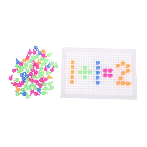 TOYANDONA Pilzpflöcke Puzzle Kinderspielzeug Heringe Steckbrett Pilzpflockbrett Pilznagelspielzeug Pilz Babyspielzeug Kinderrätsel für Pilz-Rätsel Zufällige Farbe von TOYANDONA