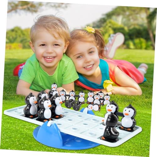 TOYANDONA Pinguine Wippe Pinguine Wippe Spiel Balance Wippe Spiel Interaktive Wippe Balance Wippe von TOYANDONA