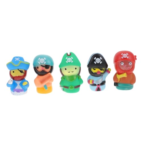 TOYANDONA Piraten Fingerpuppen aus Hochwertigem Material Realistisch Gestaltet Langlebig und Sicher Kreative Spielzeuge für Lernen Geschichtenerzählen und Dekorieren im Wohnzimmer von TOYANDONA