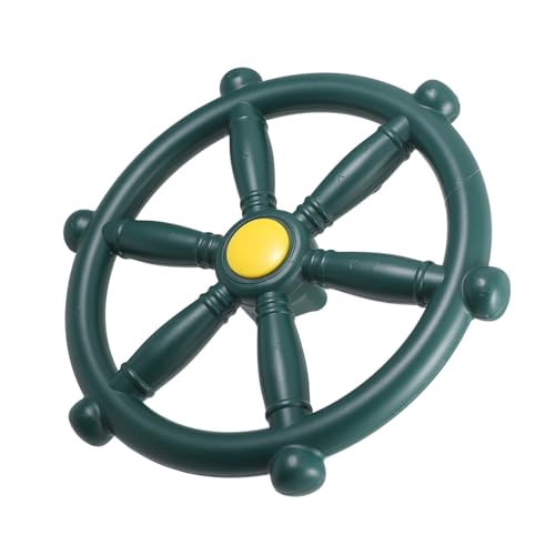 TOYANDONA Piraten Schaukel Lenkrad Spielplatz Zubehör Grün Robust Realistisches Outdoor Spielgerät Spaß TOYANDONA Piraten Schaukel Lenkrad Spielplatz Zubehör Grün Robust Realistisches Outdoor Spielgerät Spaß von TOYANDONA