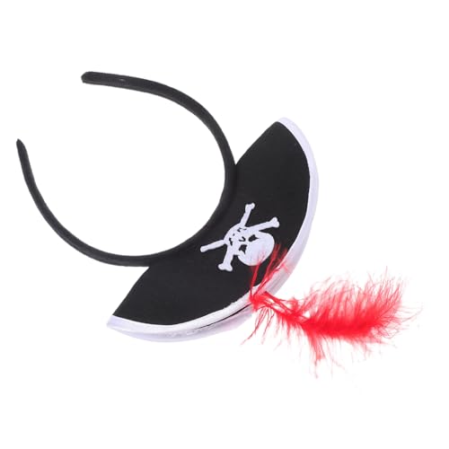 TOYANDONA Piratenhut Kopfband Mit Kostümzubehör Für Halloween Rollenspiele Und Themenpartys Für Komfortablen Sitz TOYANDONA Piratenhut Kopfband Mit Kostümzubehör Für Halloween Rollenspiele Und Themenpartys Für Komfortablen Sitz von TOYANDONA