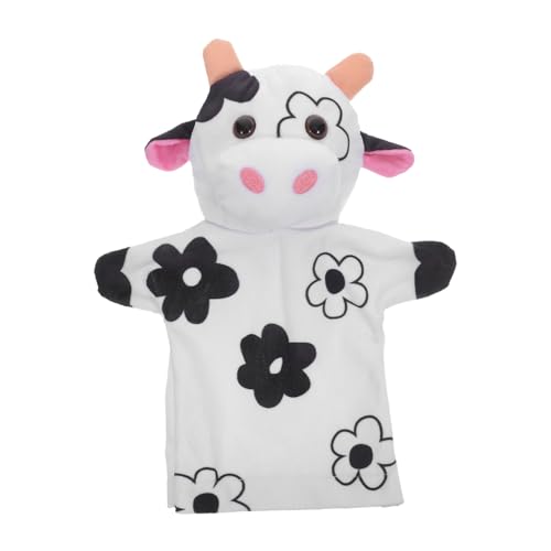TOYANDONA Plüsch Bauernhof Handpuppe Kuh Sanft für Interaktives Erzählspiel Sichere Stofftier Handpuppen für Vorschule Tragbar für Fantasievolles Rollenspiel TOYANDONA Plüsch Bauernhof Handpuppe Kuh Sanft für Interaktives Erzählspiel Sichere Stofftier Handpuppen für Vorschule Tragbar für Fantasievolles Rollenspiel von TOYANDONA