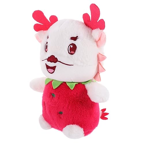 TOYANDONA Plüsch Drache Kuscheltier Sofa Deko Fruchtmotiv Baumwolle Cartoon Drachen Puppe Wohnzimmer Schlafzimmer von TOYANDONA