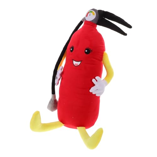 TOYANDONA Plüsch Feuerlöscher Kuschelpuppe Realistische Form Weiches Lernspielzeug Kissen Leicht zu Reinigen Ansprechendes Design Kleiner Feuerlöscher TOYANDONA Plüsch Feuerlöscher Kuschelpuppe Realistische Form Weiches Lernspielzeug Kissen Leicht zu Reinigen Ansprechendes Design Kleiner Feuerlöscher von TOYANDONA