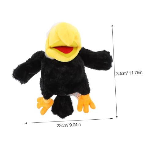 TOYANDONA Plüsch Handpuppe Katze Eule Vogel Handpuppen Interaktives Lernspielzeug für Kindergarten Storytelling mit Weichem Waschbarem Material von TOYANDONA