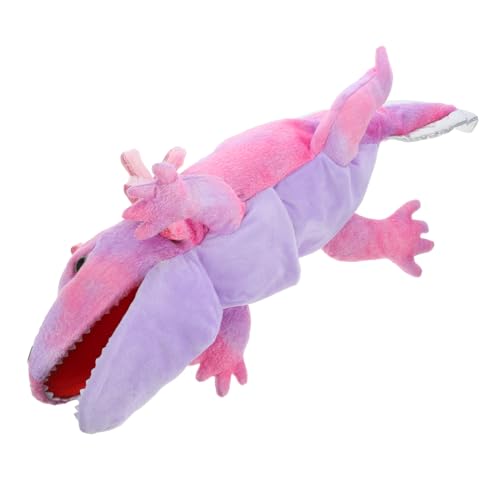 TOYANDONA Plüsch Handpuppe puppenspielzeug Hand Puppet Prop Handpuppe Funny Toys Cartoon-Handpuppe Kleinkindspielzeug Reptilienpuppe Puppe für Plüschpuppe PP Baumwolle von TOYANDONA