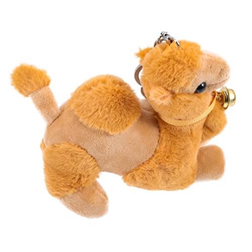 TOYANDONA Plüsch Kamel Kuscheltier Gefülltes Stofftier Kamelanhänger Taschenanhänger Kinderzimmer Deko Reisebegleiter Weiches Material von TOYANDONA