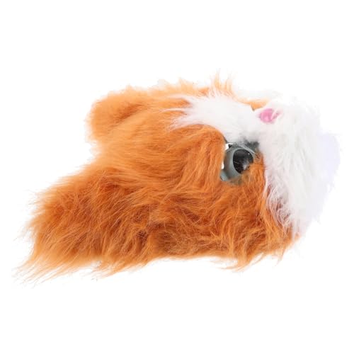TOYANDONA Plüsch Katzenmaske Süße Tierkopfmaske für Halloween und Cosplay Realistische Katzenkopfmaske aus Hautfreundlichem Material für Partys und Kostüme von TOYANDONA