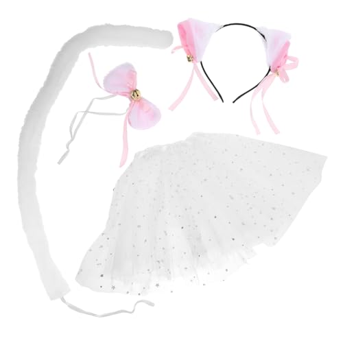 TOYANDONA Plüsch Katzenohren Stirnband mit Schleife und Katzenschwanz Weiches Cosplay Haaraccessoire für Halloween Karneval Kostümparty und Bühnenauftritte Bequem und Einzigartig TOYANDONA Plüsch Katzenohren Stirnband mit Schleife und Katzenschwanz Weiches Cosplay Haaraccessoire für Halloween Karneval Kostümparty und Bühnenauftritte Bequem und Einzigartig von TOYANDONA