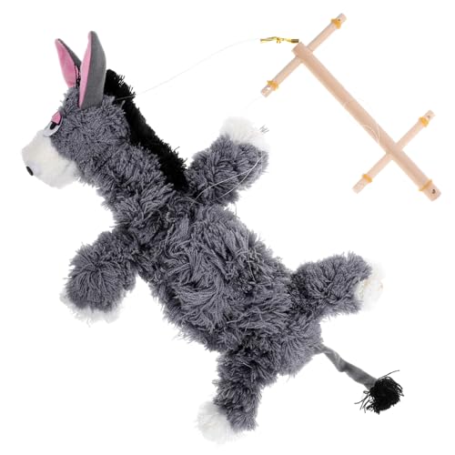 TOYANDONA Plüsch Marionette Tierfigur Tiefgrauer Esel Wiederverwendbar Interaktives Puppentheater Lustige Handspielpuppe Dekoration Geschenk TOYANDONA Plüsch Marionette Tierfigur Tiefgrauer Esel Wiederverwendbar Interaktives Puppentheater Lustige Handspielpuppe Dekoration Geschenk von TOYANDONA