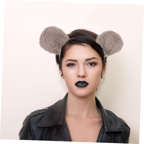 TOYANDONA Plüsch Mausohren Stirnband für Damen Bequemes Stabiles Haarreif mit Weichen Tierohren Vielseitiges Halloween Kostümzubehör und Party Dekoration TOYANDONA Plüsch Mausohren Stirnband für Damen Bequemes Stabiles Haarreif mit Weichen Tierohren Vielseitiges Halloween Kostümzubehör und Party Dekoration von TOYANDONA