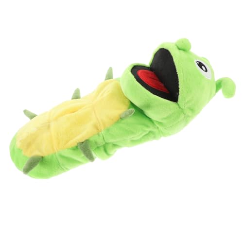 TOYANDONA Plüsch Raupen Handpuppe Kuschelig Weiches Handspielzeug Für Interaktives Puppentheater Storytelling Als Geburtstagsgeschenk Und Frühe Bildungsspielzeug TOYANDONA Plüsch Raupen Handpuppe Kuschelig Weiches Handspielzeug Für Interaktives Puppentheater Storytelling Als Geburtstagsgeschenk Und Frühe Bildungsspielzeug von TOYANDONA