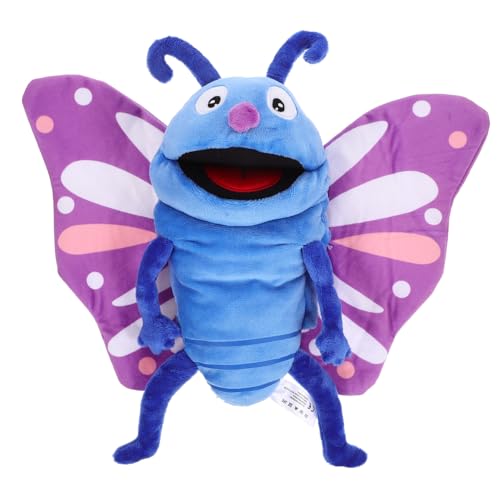 TOYANDONA Plüsch Schmetterling Handpuppe aus Weichem PP Baumwollstoff Interaktives Handspielzeug für Fördert Kreativität Geschichtenerzählen und Feinmotorik Teilig Waschbar und Bequem TOYANDONA Plüsch Schmetterling Handpuppe aus Weichem PP Baumwollstoff Interaktives Handspielzeug für Fördert Kreativität Geschichtenerzählen und Feinmotorik Teilig Waschbar und Bequem von TOYANDONA