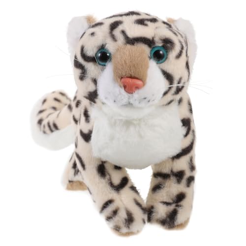 TOYANDONA Plüsch Schneeleopard Kuscheltier Weiches Niedliches Stofftier mit Füllung Dekoratives Plüschtier für Sofa und für Geburtstag und Familie TOYANDONA Plüsch Schneeleopard Kuscheltier Weiches Niedliches Stofftier mit Füllung Dekoratives Plüschtier für Sofa und für Geburtstag und Familie von TOYANDONA