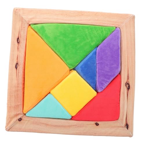 TOYANDONA Pädagogisches Plüsch Für Kinder Form Block Mosaik Spielzeug Gehirn Entwicklung Spiel Kindertag von TOYANDONA