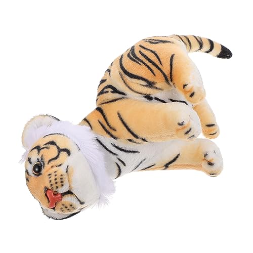 TOYANDONA Plüsch Tiger Figur Gelb Weiches Kuscheltier und Niedliche Tierdekoration für Wohnzimmer Kinderzimmer Schreibtisch und Party Geeignet als und Wohnaccessoire TOYANDONA Plüsch Tiger Figur Gelb Weiches Kuscheltier und Niedliche Tierdekoration für Wohnzimmer Kinderzimmer Schreibtisch und Party Geeignet als und Wohnaccessoire von TOYANDONA