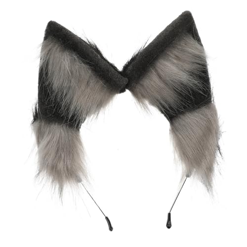 TOYANDONA Plüsch Wolfsohren Haarreif Flauschiges Party Accessoire für Damen Lustiges Stirnband für Weihnachten Karneval Maskerade und Alltag Weiches Bequemes Dekor für Feiern TOYANDONA Plüsch Wolfsohren Haarreif Flauschiges Party Accessoire für Damen Lustiges Stirnband für Weihnachten Karneval Maskerade und Alltag Weiches Bequemes Dekor für Feiern von TOYANDONA